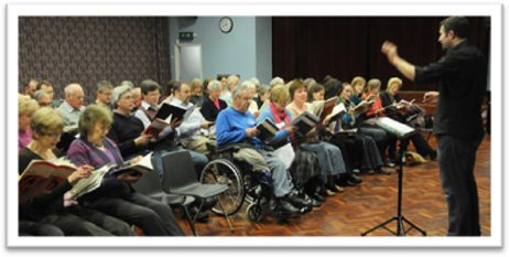 Aylesbury Festival Choir in rehearsal